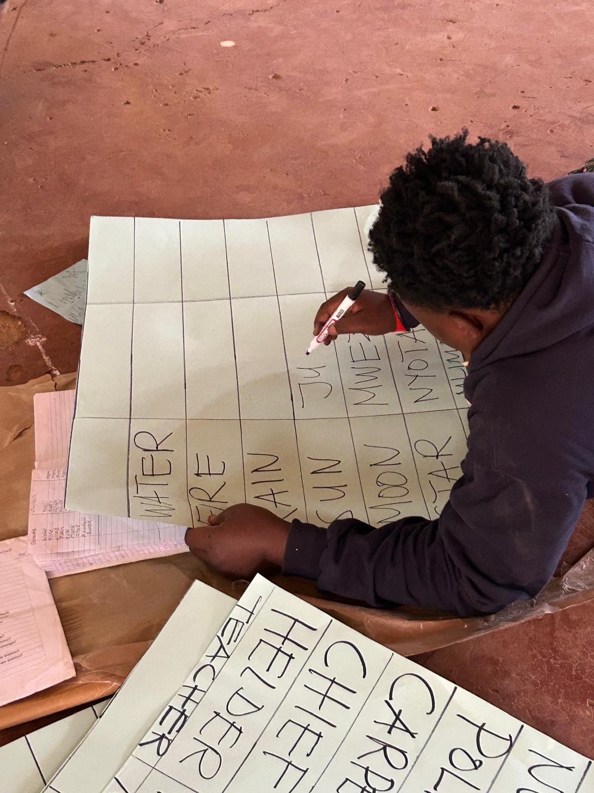 Teacher engaging with students in a classroom