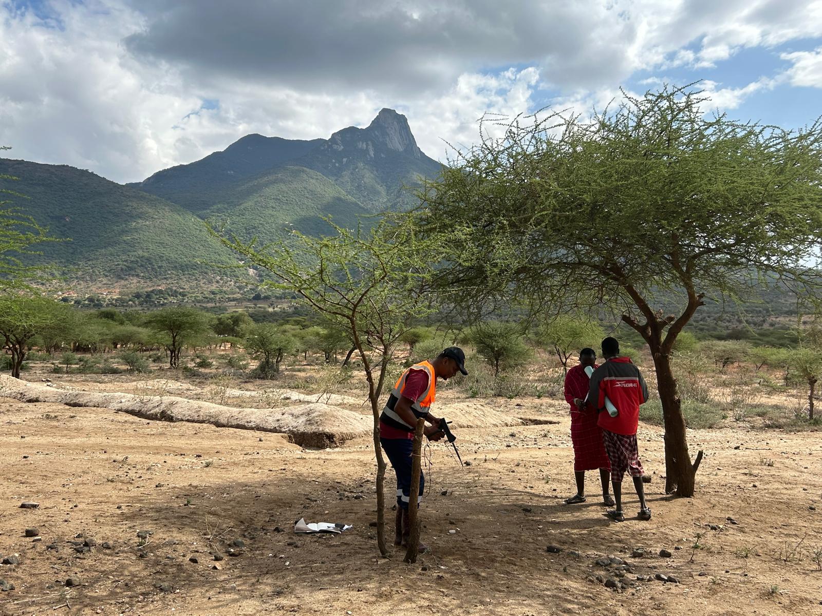 Mountain trekking landscape for Mount Meru