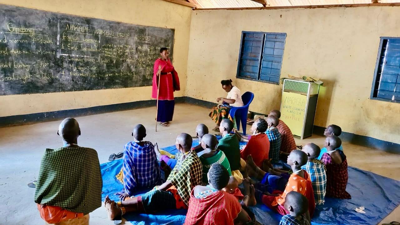 Women from the Kimokouwa community
